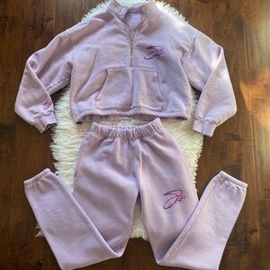 Set Active Sweat Set Lilac